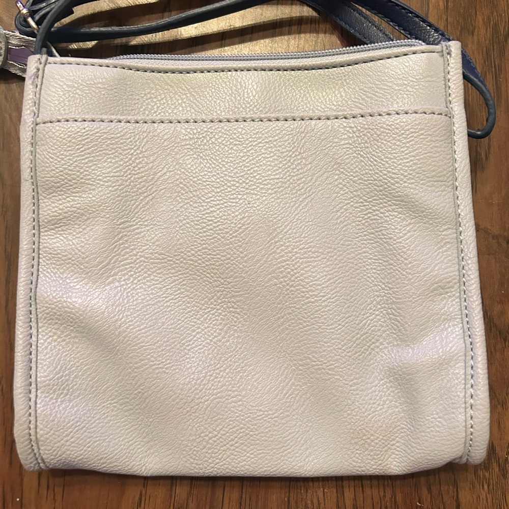 Nine West Navy and Baby Blue Crossbody Bag - Picture 3 of 5